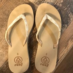 Tan reef sandals